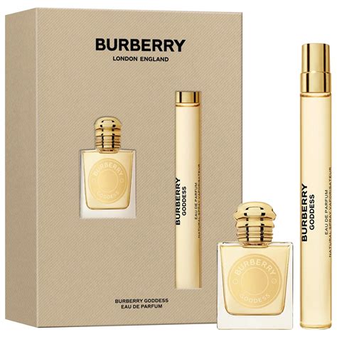 burberry mini her perfume trio set|mini burberry goddess gift set.